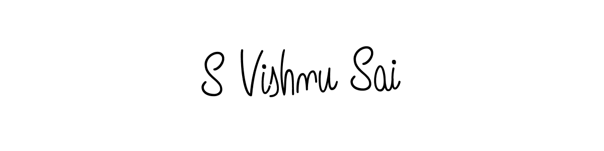 Make a beautiful signature design for name S Vishnu Sai. Use this online signature maker to create a handwritten signature for free. S Vishnu Sai signature style 5 images and pictures png