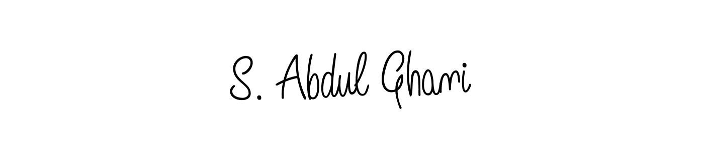 Make a beautiful signature design for name S. Abdul Ghani. Use this online signature maker to create a handwritten signature for free. S. Abdul Ghani signature style 5 images and pictures png