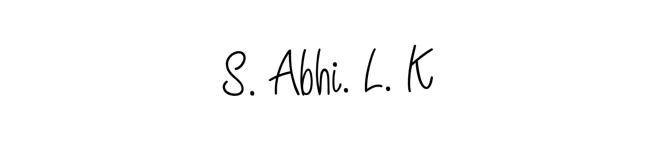 Make a beautiful signature design for name S. Abhi. L. K. Use this online signature maker to create a handwritten signature for free. S. Abhi. L. K signature style 5 images and pictures png