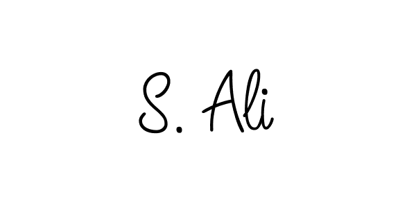 Also You can easily find your signature by using the search form. We will create S. Ali name handwritten signature images for you free of cost using Angelique-Rose-font-FFP sign style. S. Ali signature style 5 images and pictures png