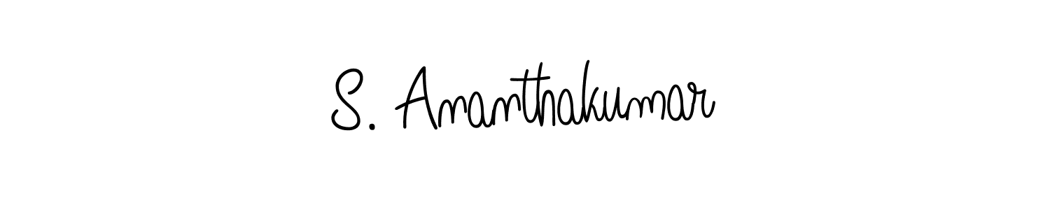 Check out images of Autograph of S. Ananthakumar name. Actor S. Ananthakumar Signature Style. Angelique-Rose-font-FFP is a professional sign style online. S. Ananthakumar signature style 5 images and pictures png