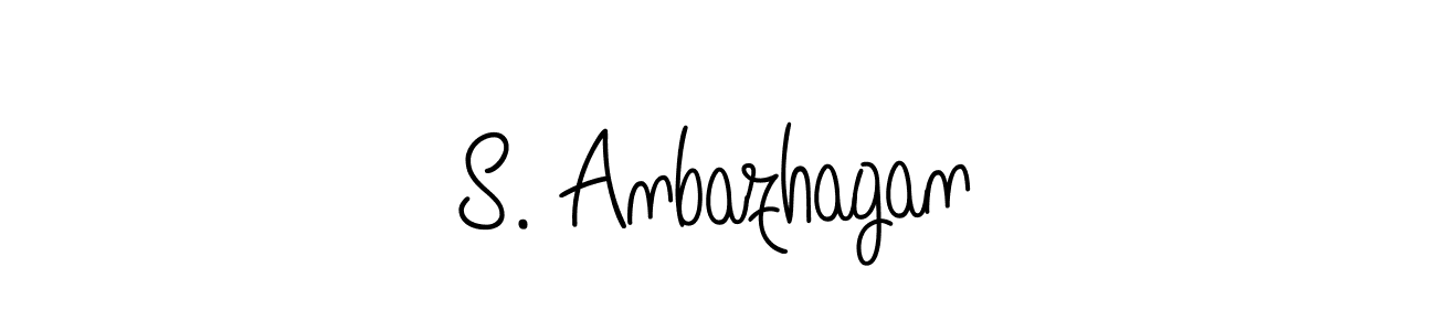 Angelique-Rose-font-FFP is a professional signature style that is perfect for those who want to add a touch of class to their signature. It is also a great choice for those who want to make their signature more unique. Get S. Anbazhagan name to fancy signature for free. S. Anbazhagan signature style 5 images and pictures png