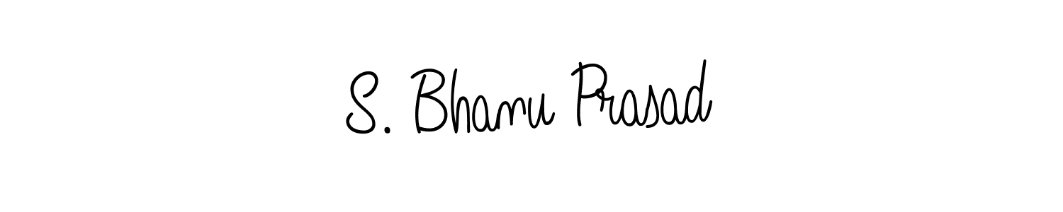 Make a beautiful signature design for name S. Bhanu Prasad. With this signature (Angelique-Rose-font-FFP) style, you can create a handwritten signature for free. S. Bhanu Prasad signature style 5 images and pictures png