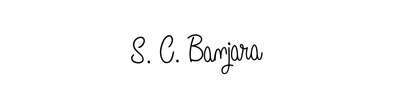 Also we have S. C. Banjara name is the best signature style. Create professional handwritten signature collection using Angelique-Rose-font-FFP autograph style. S. C. Banjara signature style 5 images and pictures png