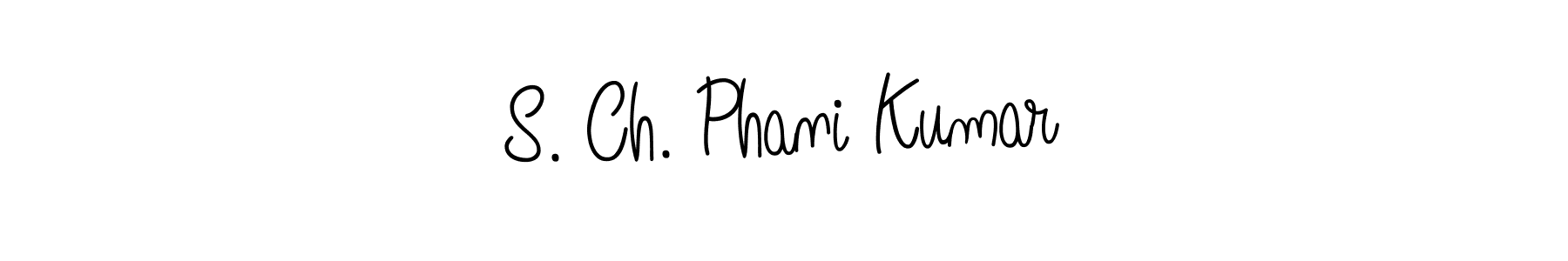 Make a beautiful signature design for name S. Ch. Phani Kumar. Use this online signature maker to create a handwritten signature for free. S. Ch. Phani Kumar signature style 5 images and pictures png