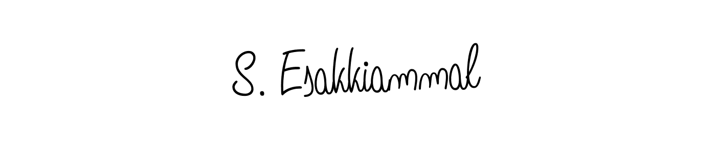 Also we have S. Esakkiammal name is the best signature style. Create professional handwritten signature collection using Angelique-Rose-font-FFP autograph style. S. Esakkiammal signature style 5 images and pictures png