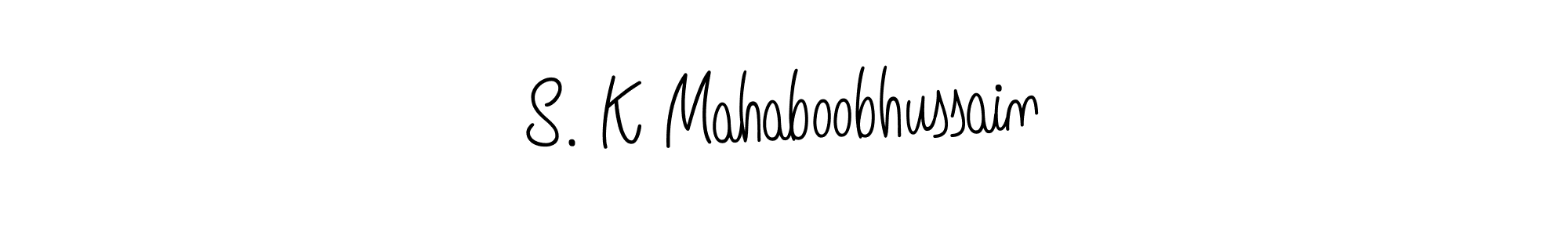 Once you've used our free online signature maker to create your best signature Angelique-Rose-font-FFP style, it's time to enjoy all of the benefits that S. K Mahaboobhussain name signing documents. S. K Mahaboobhussain signature style 5 images and pictures png