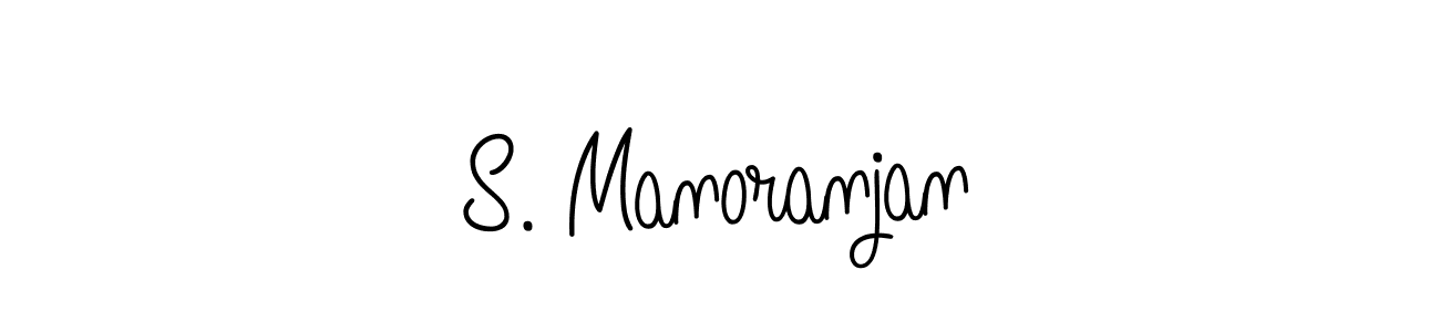 if you are searching for the best signature style for your name S. Manoranjan. so please give up your signature search. here we have designed multiple signature styles  using Angelique-Rose-font-FFP. S. Manoranjan signature style 5 images and pictures png