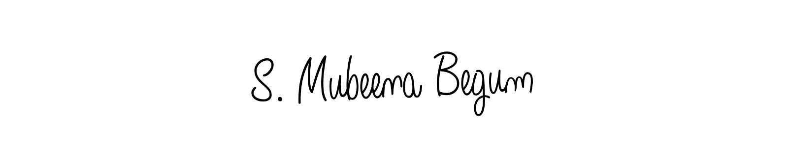 Make a beautiful signature design for name S. Mubeena Begum. Use this online signature maker to create a handwritten signature for free. S. Mubeena Begum signature style 5 images and pictures png