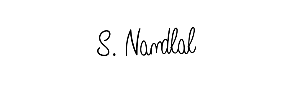 Make a beautiful signature design for name S. Nandlal. With this signature (Angelique-Rose-font-FFP) style, you can create a handwritten signature for free. S. Nandlal signature style 5 images and pictures png