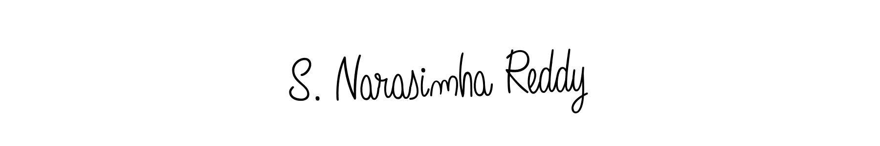 This is the best signature style for the S. Narasimha Reddy name. Also you like these signature font (Angelique-Rose-font-FFP). Mix name signature. S. Narasimha Reddy signature style 5 images and pictures png