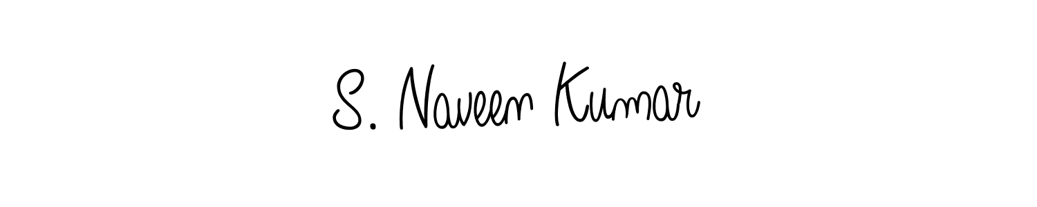 Similarly Angelique-Rose-font-FFP is the best handwritten signature design. Signature creator online .You can use it as an online autograph creator for name S. Naveen Kumar. S. Naveen Kumar signature style 5 images and pictures png