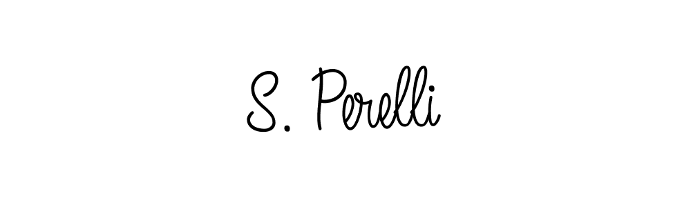 How to make S. Perelli signature? Angelique-Rose-font-FFP is a professional autograph style. Create handwritten signature for S. Perelli name. S. Perelli signature style 5 images and pictures png
