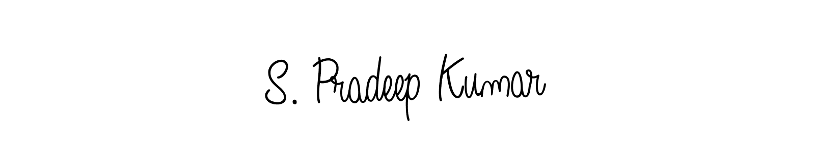 Make a short S. Pradeep Kumar signature style. Manage your documents anywhere anytime using Angelique-Rose-font-FFP. Create and add eSignatures, submit forms, share and send files easily. S. Pradeep Kumar signature style 5 images and pictures png