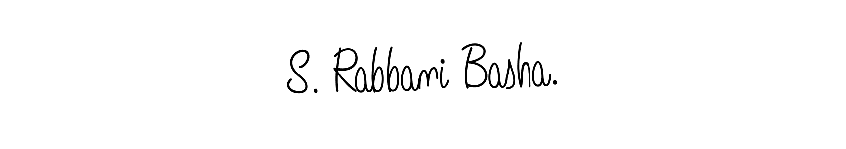 Make a beautiful signature design for name S. Rabbani Basha.. Use this online signature maker to create a handwritten signature for free. S. Rabbani Basha. signature style 5 images and pictures png