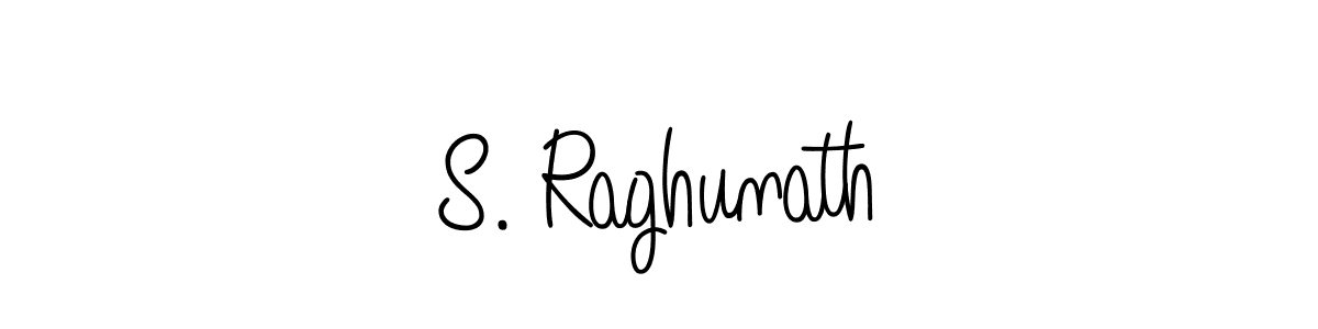 Create a beautiful signature design for name S. Raghunath. With this signature (Angelique-Rose-font-FFP) fonts, you can make a handwritten signature for free. S. Raghunath signature style 5 images and pictures png