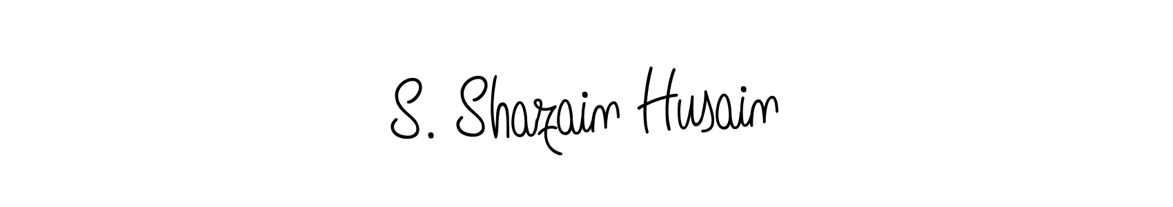 Similarly Angelique-Rose-font-FFP is the best handwritten signature design. Signature creator online .You can use it as an online autograph creator for name S. Shazain Husain. S. Shazain Husain signature style 5 images and pictures png