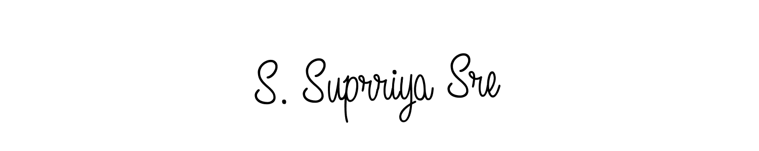 Make a short S. Suprriya Sre signature style. Manage your documents anywhere anytime using Angelique-Rose-font-FFP. Create and add eSignatures, submit forms, share and send files easily. S. Suprriya Sre signature style 5 images and pictures png