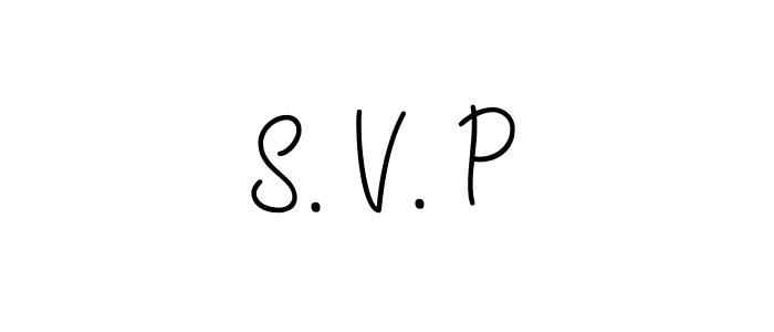 Check out images of Autograph of S. V. P name. Actor S. V. P Signature Style. Angelique-Rose-font-FFP is a professional sign style online. S. V. P signature style 5 images and pictures png