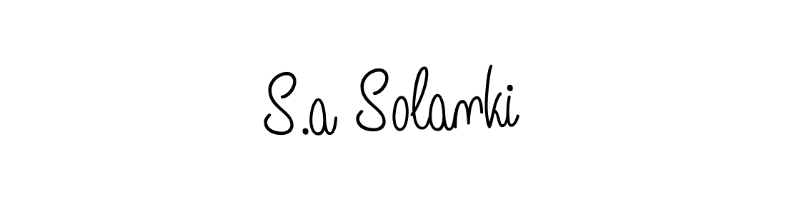 Best and Professional Signature Style for S.a Solanki. Angelique-Rose-font-FFP Best Signature Style Collection. S.a Solanki signature style 5 images and pictures png