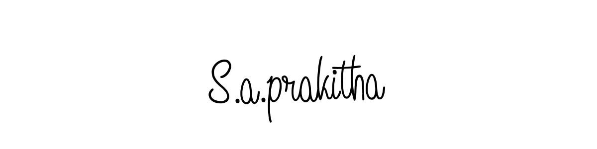 Make a short S.a.prakitha signature style. Manage your documents anywhere anytime using Angelique-Rose-font-FFP. Create and add eSignatures, submit forms, share and send files easily. S.a.prakitha signature style 5 images and pictures png