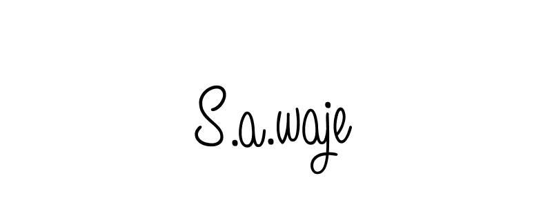 Similarly Angelique-Rose-font-FFP is the best handwritten signature design. Signature creator online .You can use it as an online autograph creator for name S.a.waje. S.a.waje signature style 5 images and pictures png