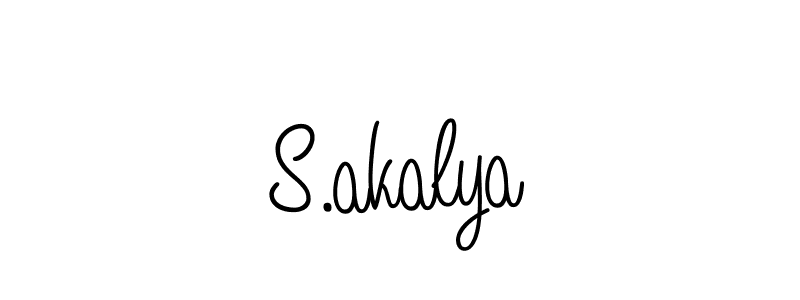 Angelique-Rose-font-FFP is a professional signature style that is perfect for those who want to add a touch of class to their signature. It is also a great choice for those who want to make their signature more unique. Get S.akalya name to fancy signature for free. S.akalya signature style 5 images and pictures png