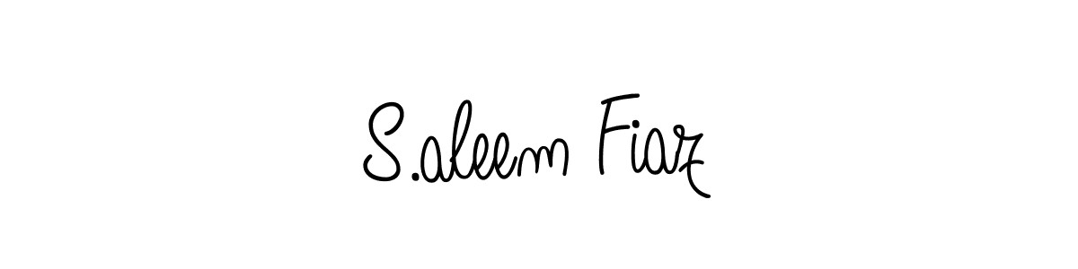 You can use this online signature creator to create a handwritten signature for the name S.aleem Fiaz. This is the best online autograph maker. S.aleem Fiaz signature style 5 images and pictures png