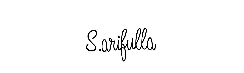 Make a beautiful signature design for name S.arifulla. With this signature (Angelique-Rose-font-FFP) style, you can create a handwritten signature for free. S.arifulla signature style 5 images and pictures png