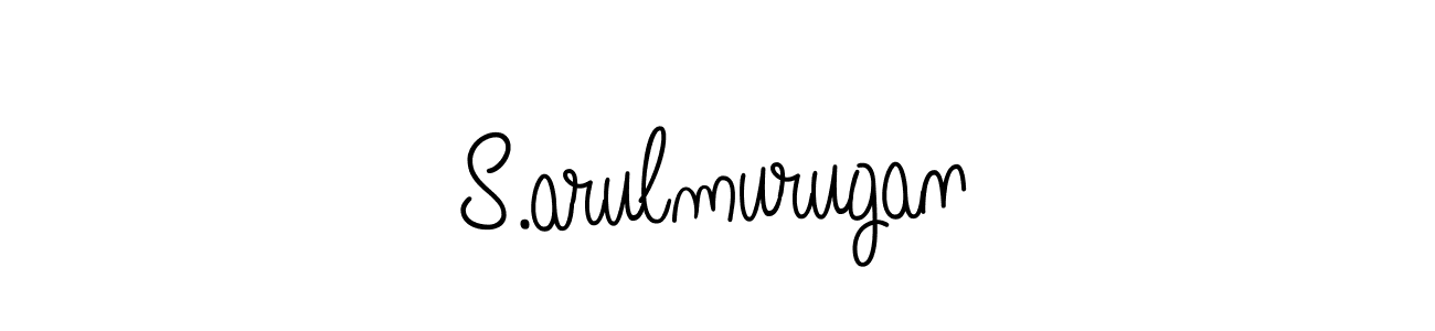 How to make S.arulmurugan name signature. Use Angelique-Rose-font-FFP style for creating short signs online. This is the latest handwritten sign. S.arulmurugan signature style 5 images and pictures png