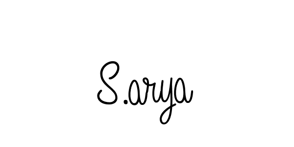 Make a short S.arya signature style. Manage your documents anywhere anytime using Angelique-Rose-font-FFP. Create and add eSignatures, submit forms, share and send files easily. S.arya signature style 5 images and pictures png