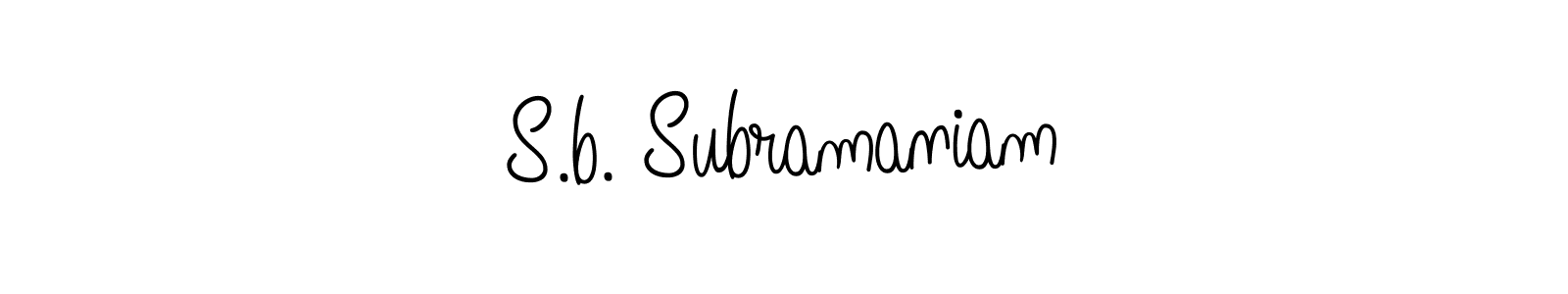 Check out images of Autograph of S.b. Subramaniam name. Actor S.b. Subramaniam Signature Style. Angelique-Rose-font-FFP is a professional sign style online. S.b. Subramaniam signature style 5 images and pictures png