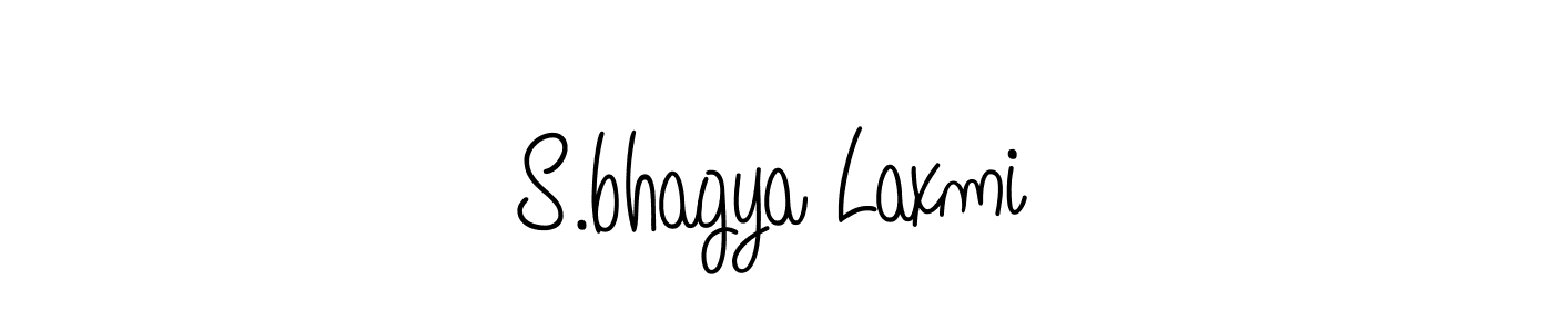 How to make S.bhagya Laxmi signature? Angelique-Rose-font-FFP is a professional autograph style. Create handwritten signature for S.bhagya Laxmi name. S.bhagya Laxmi signature style 5 images and pictures png