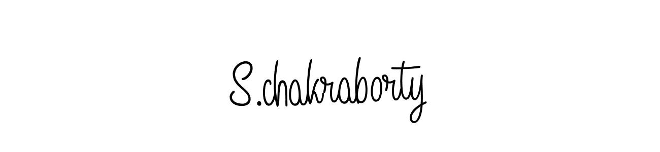 S.chakraborty stylish signature style. Best Handwritten Sign (Angelique-Rose-font-FFP) for my name. Handwritten Signature Collection Ideas for my name S.chakraborty. S.chakraborty signature style 5 images and pictures png