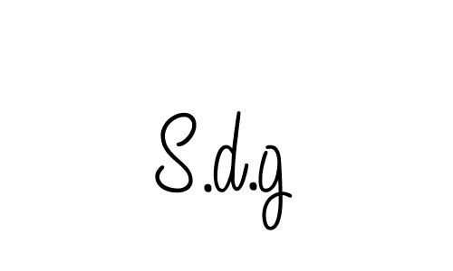 if you are searching for the best signature style for your name S.d.g. so please give up your signature search. here we have designed multiple signature styles  using Angelique-Rose-font-FFP. S.d.g signature style 5 images and pictures png