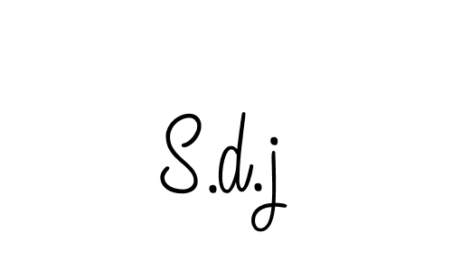 Once you've used our free online signature maker to create your best signature Angelique-Rose-font-FFP style, it's time to enjoy all of the benefits that S.d.j name signing documents. S.d.j signature style 5 images and pictures png