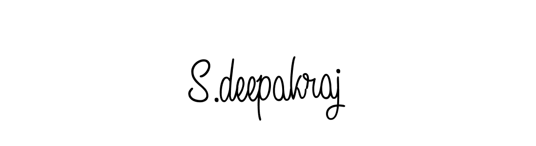 Create a beautiful signature design for name S.deepakraj. With this signature (Angelique-Rose-font-FFP) fonts, you can make a handwritten signature for free. S.deepakraj signature style 5 images and pictures png