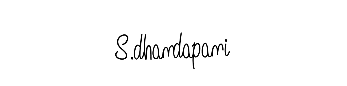 Use a signature maker to create a handwritten signature online. With this signature software, you can design (Angelique-Rose-font-FFP) your own signature for name S.dhandapani. S.dhandapani signature style 5 images and pictures png