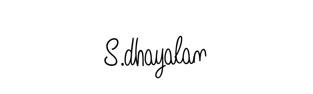 Create a beautiful signature design for name S.dhayalan. With this signature (Angelique-Rose-font-FFP) fonts, you can make a handwritten signature for free. S.dhayalan signature style 5 images and pictures png