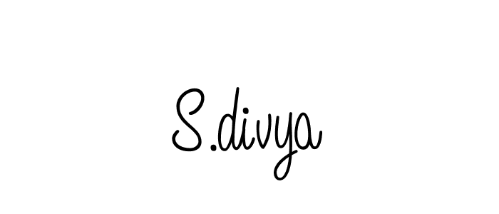 Also You can easily find your signature by using the search form. We will create S.divya name handwritten signature images for you free of cost using Angelique-Rose-font-FFP sign style. S.divya signature style 5 images and pictures png