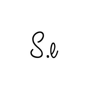 Design your own signature with our free online signature maker. With this signature software, you can create a handwritten (Angelique-Rose-font-FFP) signature for name S.e. S.e signature style 5 images and pictures png