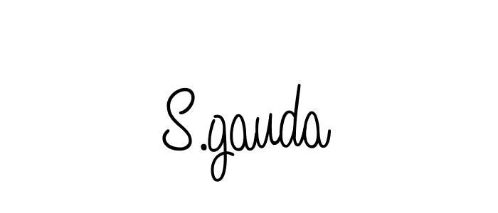 How to make S.gauda signature? Angelique-Rose-font-FFP is a professional autograph style. Create handwritten signature for S.gauda name. S.gauda signature style 5 images and pictures png