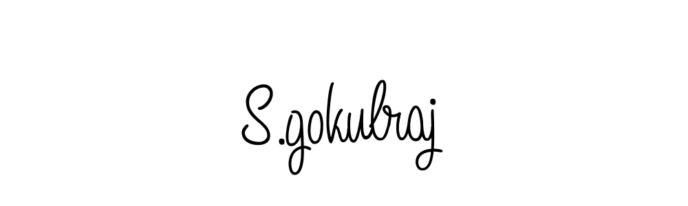 Make a beautiful signature design for name S.gokulraj. Use this online signature maker to create a handwritten signature for free. S.gokulraj signature style 5 images and pictures png