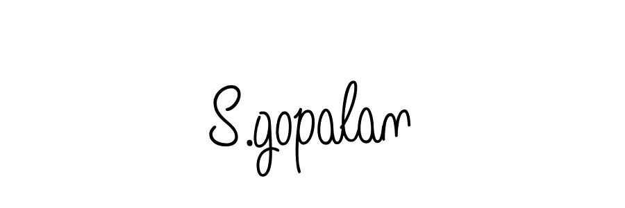 Design your own signature with our free online signature maker. With this signature software, you can create a handwritten (Angelique-Rose-font-FFP) signature for name S.gopalan. S.gopalan signature style 5 images and pictures png