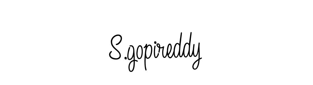 This is the best signature style for the S.gopireddy name. Also you like these signature font (Angelique-Rose-font-FFP). Mix name signature. S.gopireddy signature style 5 images and pictures png