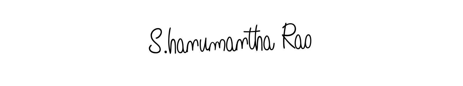 Make a beautiful signature design for name S.hanumantha Rao. Use this online signature maker to create a handwritten signature for free. S.hanumantha Rao signature style 5 images and pictures png