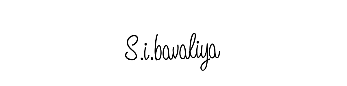 S.i.bavaliya stylish signature style. Best Handwritten Sign (Angelique-Rose-font-FFP) for my name. Handwritten Signature Collection Ideas for my name S.i.bavaliya. S.i.bavaliya signature style 5 images and pictures png