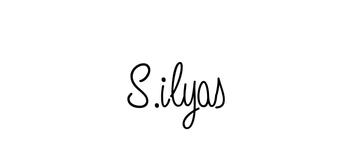 Make a beautiful signature design for name S.ilyas. Use this online signature maker to create a handwritten signature for free. S.ilyas signature style 5 images and pictures png