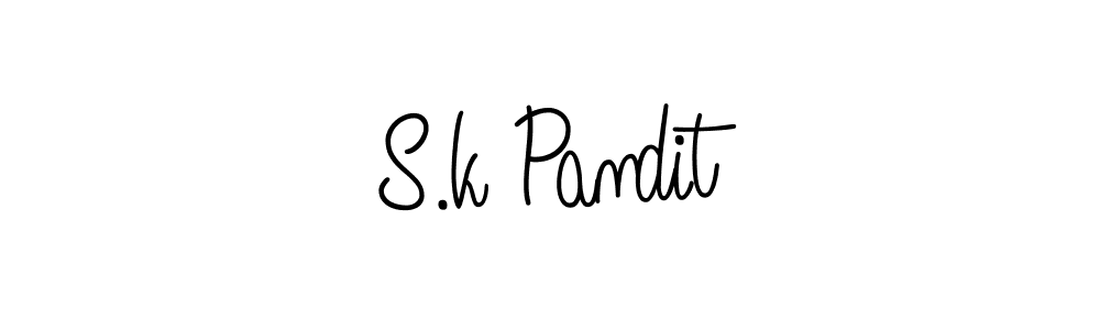 Also You can easily find your signature by using the search form. We will create S.k Pandit name handwritten signature images for you free of cost using Angelique-Rose-font-FFP sign style. S.k Pandit signature style 5 images and pictures png
