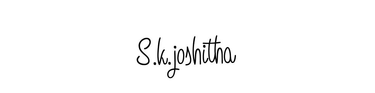 Check out images of Autograph of S.k.joshitha name. Actor S.k.joshitha Signature Style. Angelique-Rose-font-FFP is a professional sign style online. S.k.joshitha signature style 5 images and pictures png